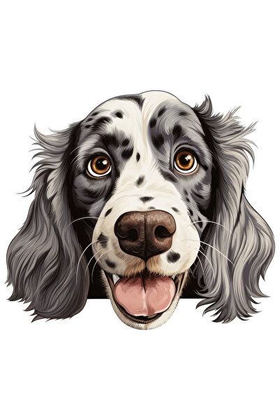 StoryGift Romania Sticker Cu Un Caine Vesel Care Abia Asteapta Sa Se Joace, E...