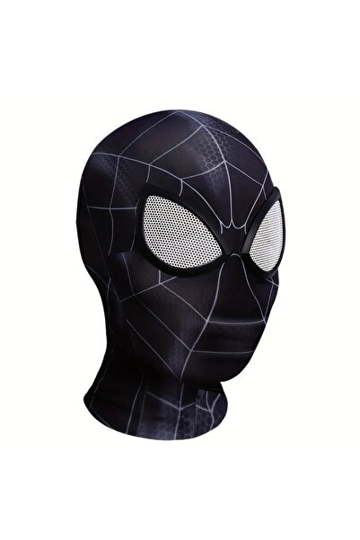 Butic Örümcek Adam Black Maske Siyah Örümcek Adam Maskesi Cosplay