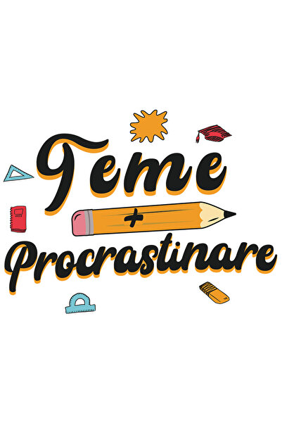 StoryGift Romania Sticker Autocolant 70CM Adeziv Teme + Procrastinare scoala ...