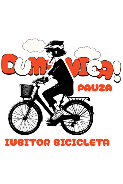 StoryGift Romania Sticker Autocolant 70CM Adeziv pauza de duminica fata pe bi...