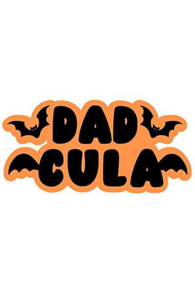 StoryGift Romania Sticker Adeziv 90CM Cu Text Dadcula, Halloween, Dracula, Va...