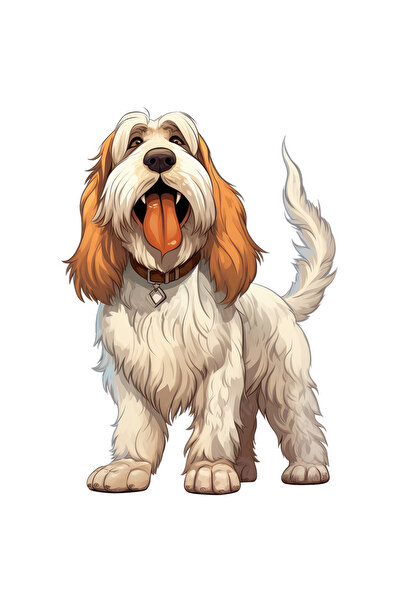 StoryGift Romania Sticker Autocolant 70CM cu un catel blanos care scoate limb...