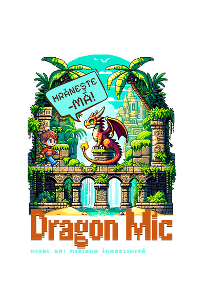 StoryGift Romania Sticker Autocolant 70CM Adeziv Drogon mic quest. Nivel Up! ...