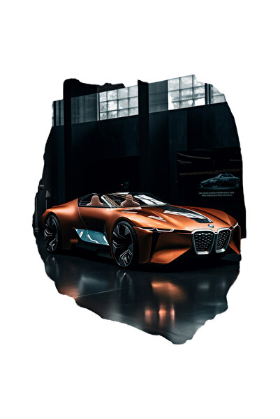 StoryGift Romania Sticker Autocolant 70CM Cu Masina Noua, BMW, Stralucitoare,...