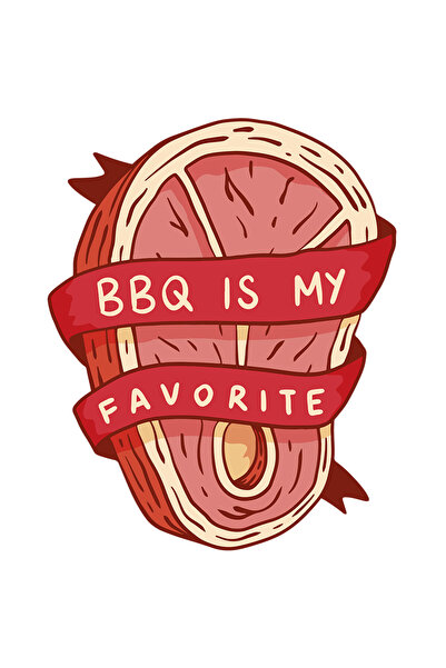 StoryGift Romania Sticker Adeziv 90CM Gratarul este favoritul meu, cu Margini...