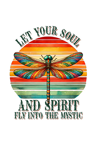 StoryGift Romania Sticker 28 Cm Cu Libelula Cu Aripi Divers Colorate Cu Mesaj...