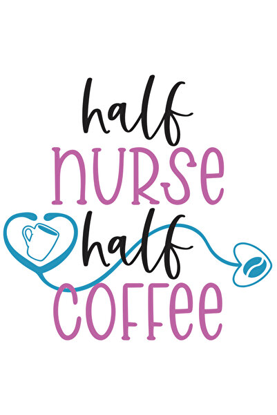 StoryGift Romania Sticker Eticheta 40CM Cu Text In Engleza Half Nurse Half Co...