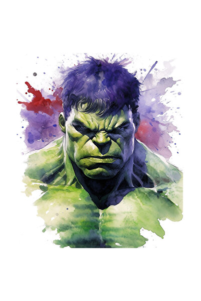 StoryGift Romania Sticker Autocolant 70CM Cu Hulk, Avengers, Bruce Banner, Marvel, Supererou, Personaj, cu Marg