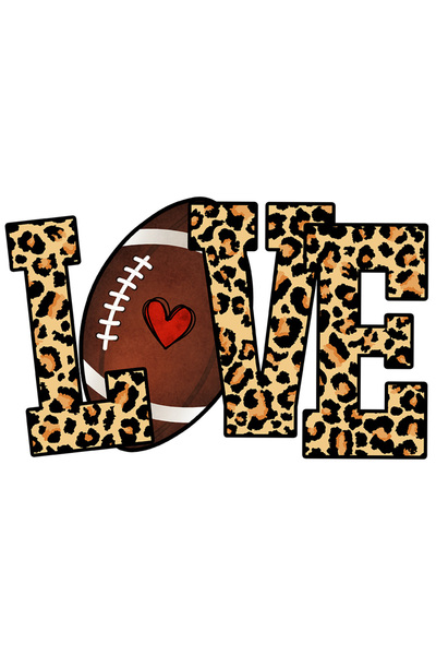 StoryGift Romania Sticker Adeziv 90CM cu o minge de forbal american cu mesaju...