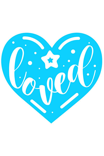 StoryGift Romania Sticker Exterior cu o inimioara si o steluta pentru persoan...