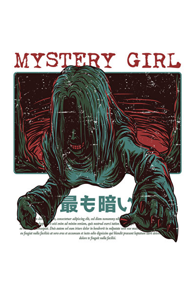 StoryGift Romania Sticker Eticheta 40CM Cu Text In Engleza Mystery Girl, Scen...