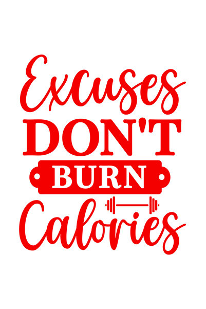 StoryGift Romania Sticker Adeziv 90CM Exterior cu mesaj care te indeamna sa faci miscare, intrucat scuzele nu ar