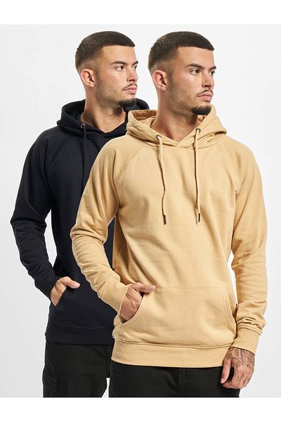 Denim Project Herren Dpbasic 2-pack Hoody