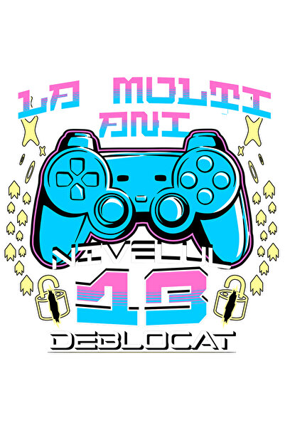 StoryGift Romania Sticker Eticheta 50CM Adeziv La multi ani. Level 13 debloca...