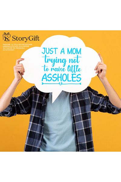StoryGift Romania Sticker Eticheta 40CM Exterior pentru mamele care incearca sa isi creasca bine copiii - bune m