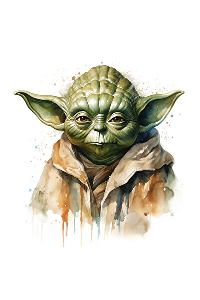 StoryGift Romania Sticker Adeziv 90CM Cu Yoda, Personaj, Picaturi, Star Wars,...