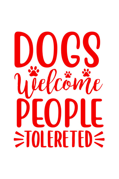 StoryGift Romania Sticker Adeziv 90CM Exterior cu labute si mesajul "Cainii i...