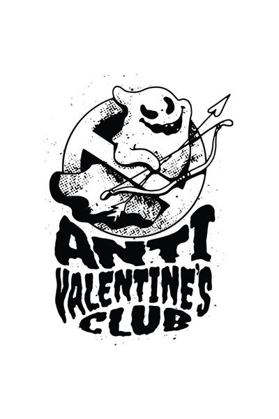 StoryGift Romania Sticker Autocolant 70CM Fantoma Anti Valentine's Club, cu M...