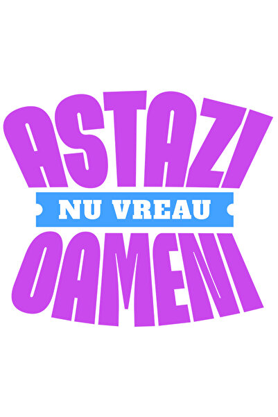 StoryGift Romania Sticker Autocolant 70CM cu Text In Limba Romana Mesaj Haios...