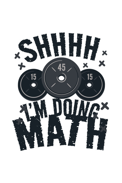 StoryGift Romania Sticker Adeziv 90CM Cu Mesaj In Engleza Shhh I'm Doing Math...