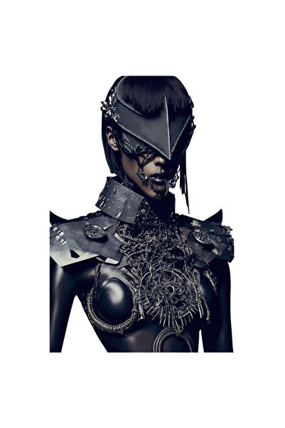 StoryGift Romania Sticker Adeziv 90CM Cu Portret Femeie robot Cu Par Brunet, ...