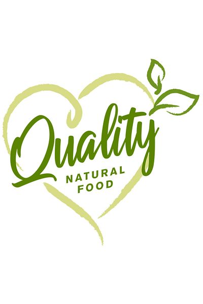 StoryGift Romania Sticker Cu Mesaj In Engleza Quality Natural Food, Mancare Bio, Frunze, Inima, Calitate, C