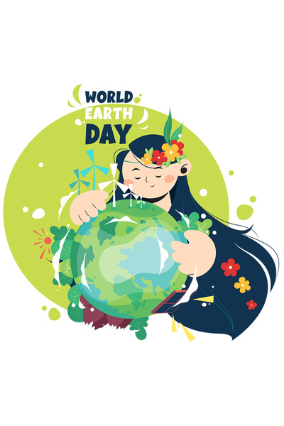 StoryGift Romania Sticker Autocolant 70CM Cu Mesaj In Engleza World Earth Day...