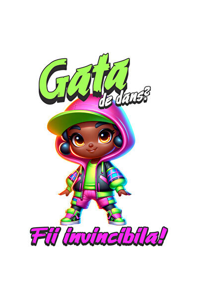 StoryGift Romania Sticker Autocolant 70CM Adeziv Fata Stil Hip-Hop Text Esti ...