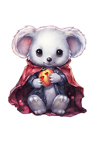 StoryGift Romania Sticker Eticheta 40CM cu un ursulet Koala care tine un dovl...