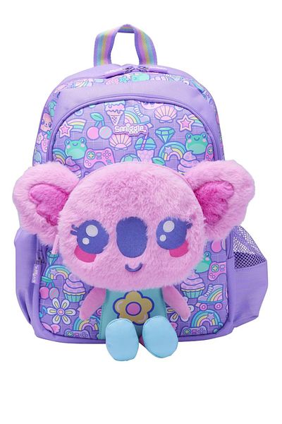 SMIGGLE Purple Junior Curious Character Backpack