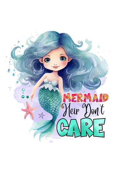 StoryGift Romania Sticker Autocolant 70CM cu mica sirena cu mesajul "Mermaid ...