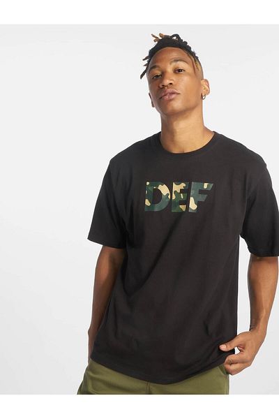 DEF Herren Signed T-shirt Black