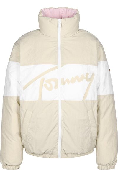 Tommy Hilfiger Damen Tommy Jeans Çift Taraflı İmzalı Puffer