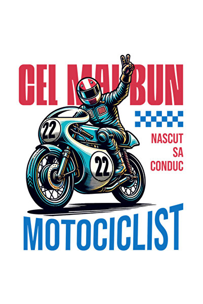 StoryGift Romania Sticker Adeziv 90CM cu Conducator Profesionist DE Motocicle...