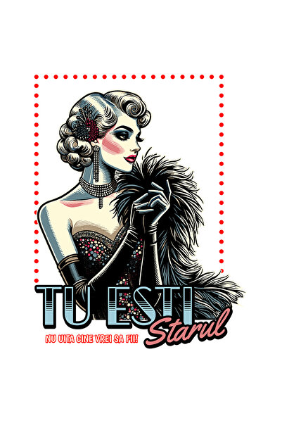 StoryGift Romania Adhesive Sticker 90CM Adhesive You are the star don't forge...