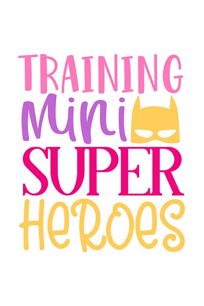 StoryGift Romania Sticker Label 40CM With Text In English Training Mini Super Heroes, Batman Style Mask, Super