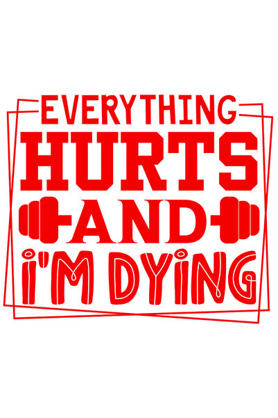 StoryGift Romania Sticker Autocolant 70CM Exterior cu o haltera si mesajul "T...