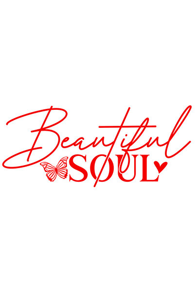 StoryGift Romania Sticker Exterior cu inimioara si un fluture pentru femeile care au suflete frumoase , Viny