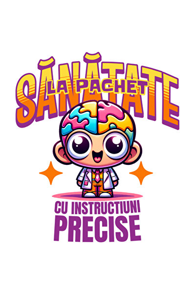 StoryGift Romania Sticker Eticheta 40CM Adeziv Doctor Text Haios Sanatate la ...