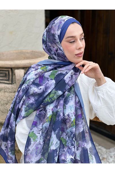 Modakaşmir Brush Pattern Lina Shawl