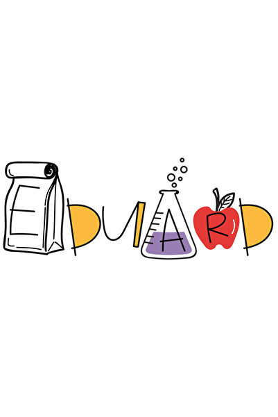 StoryGift Romania Sticker Autocolant 70CM Cu Numele Eduard, si Mesaj Amuzant,...
