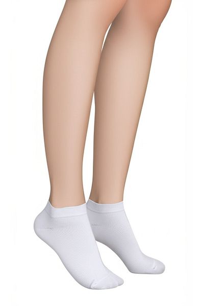 GLANZEND Unisex White 8 Pairs Cotton Basic Sports Socks
