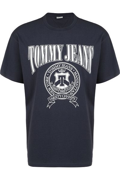 Tommy Hilfiger Herren Tommy Jeans Relaxed Varsity Logo T-shirt