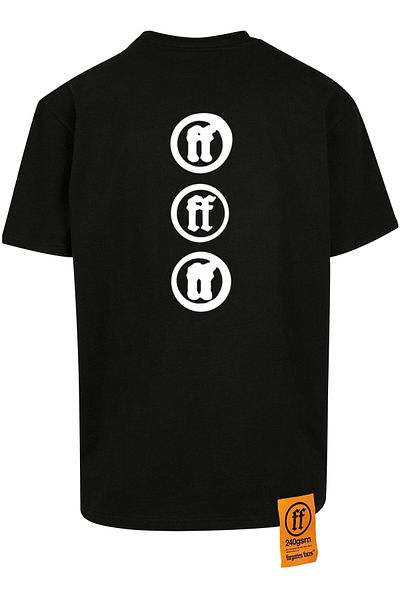 Forgotten Faces Herren Fading Logo Statue Oversize Tee