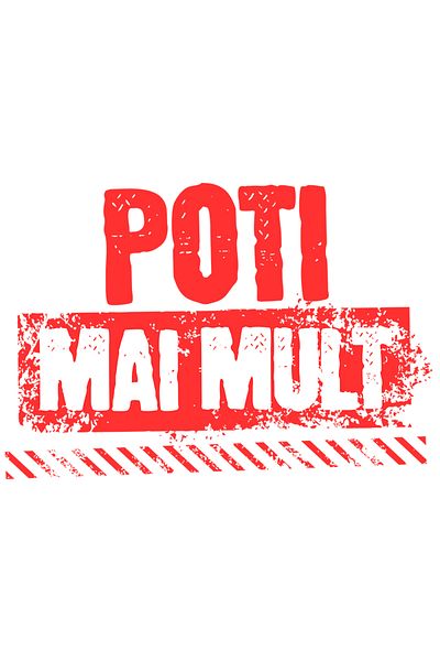 StoryGift Romania Sticker Eticheta 50CM Adeziv Mesaj Motivational Sport Text Poti mai Mult Gym cu Margini Albe,
