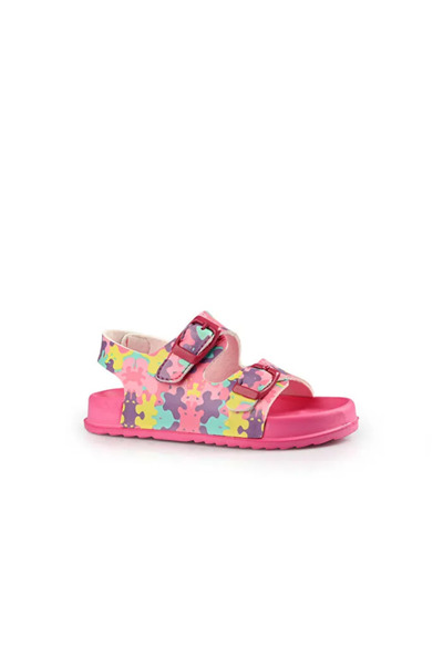 Vicco Miyu 2 Patik Phlon Cırtlı Çocuk Sandalet FUŞYA