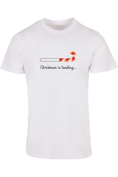 Merchcode Herren Christmas Loading Basic Round Neck T-shirt
