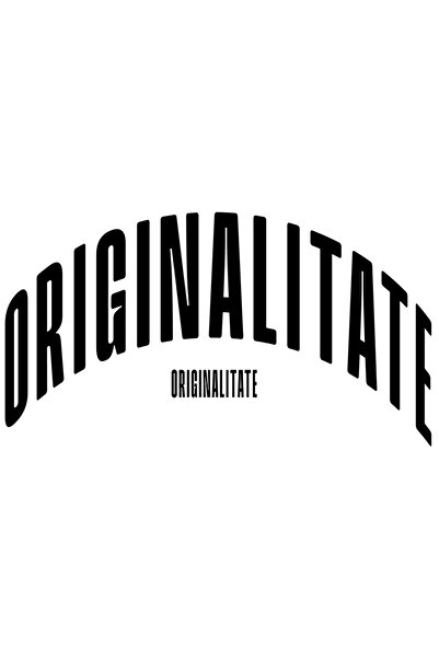 StoryGift Romania Sticker Adeziv 90CM Cuvantul Originalitate, Motivational, S...