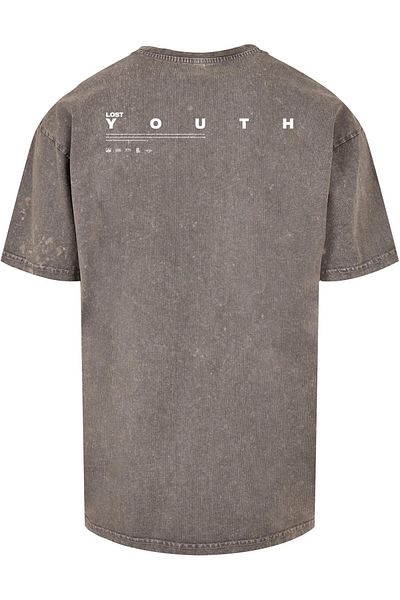 Lost Youth Herren Ly Acid Washed Tee Dove