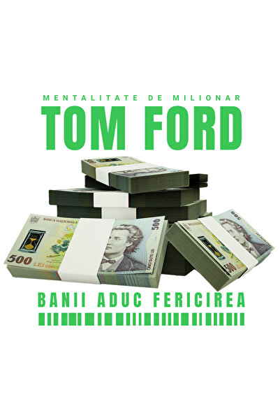 StoryGift Romania Sticker Autocolant 70CM _Tom Ford_ - Banii Aduc Fericirea c...